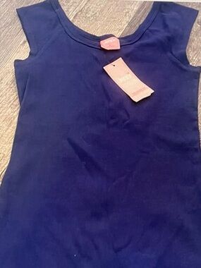 Jenni Deep Navy Scoop Neck Tank Top